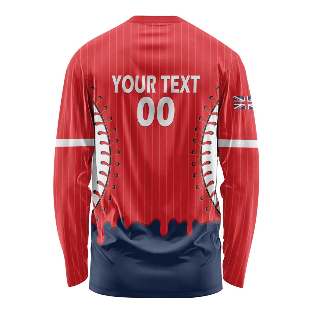 Great Britain 2026 Baseball Custom Long Sleeve Shirt Go Champions Drip Style
