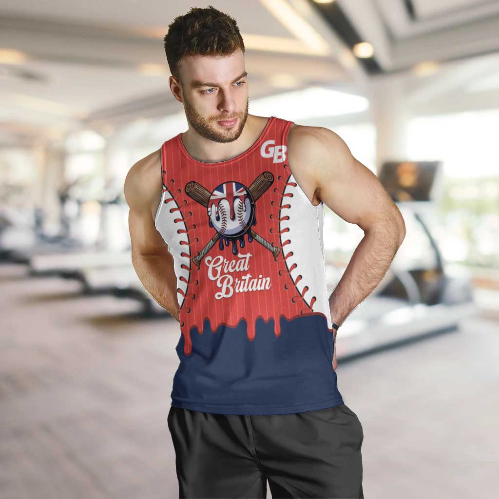 Great Britain 2026 Baseball Custom Men Tank Top Go Champions Drip Style