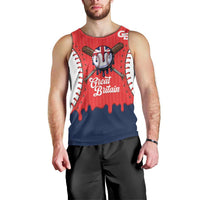 Great Britain 2026 Baseball Custom Men Tank Top Go Champions Drip Style