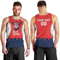 Great Britain 2026 Baseball Custom Men Tank Top Go Champions Drip Style