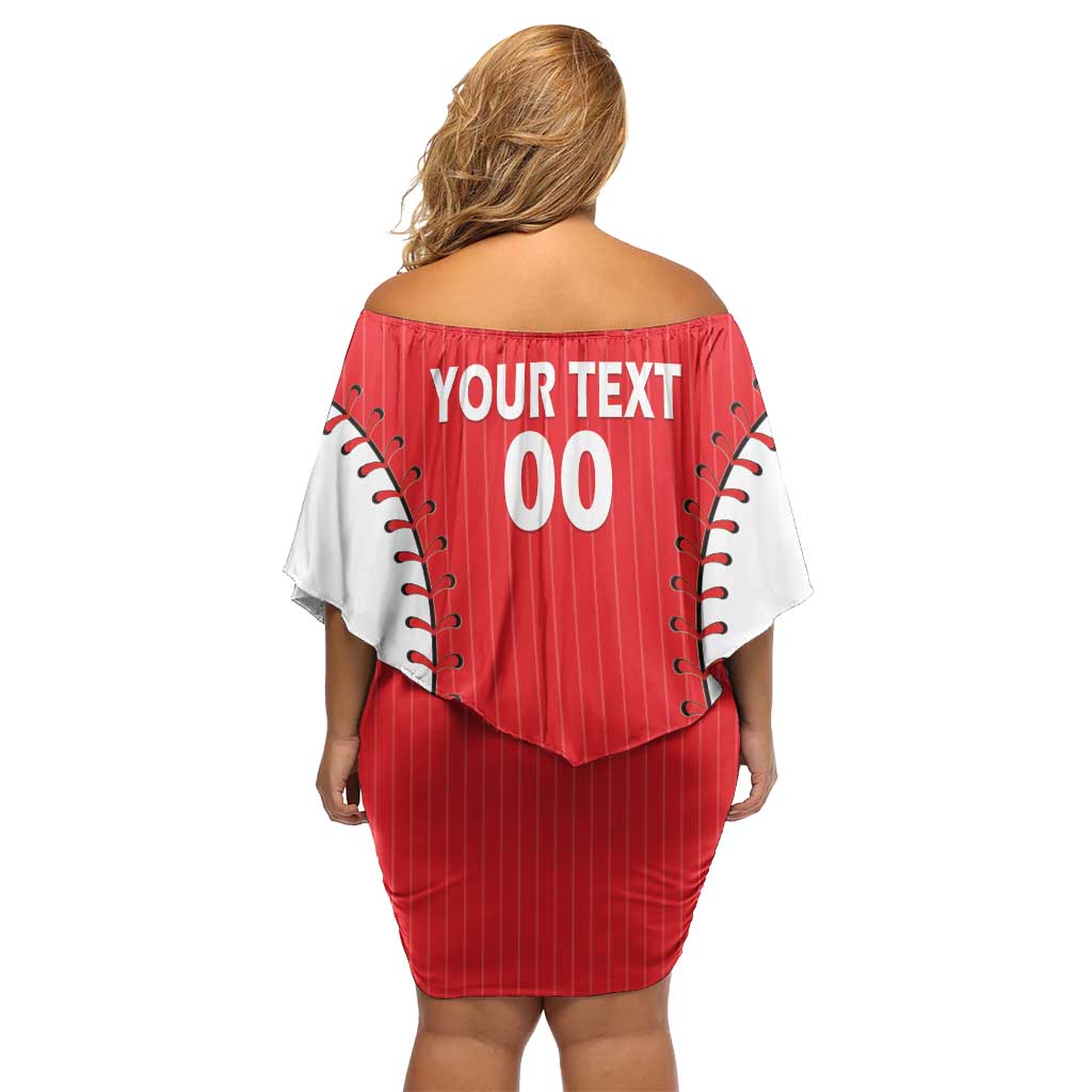Great Britain 2026 Baseball Custom Off Shoulder Short Dress Go Champions Drip Style