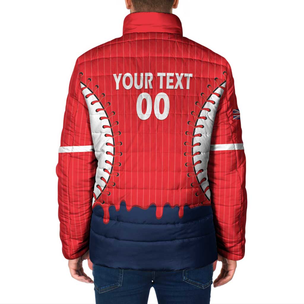 Great Britain 2026 Baseball Custom Padded Jacket Go Champions Drip Style