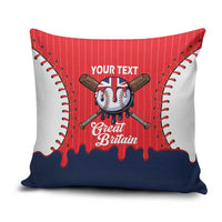 Great Britain 2026 Baseball Custom Pillow Cover Go Champions Drip Style