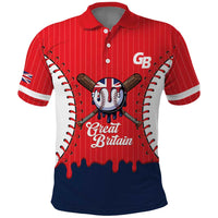 Great Britain 2026 Baseball Custom Polo Shirt Go Champions Drip Style