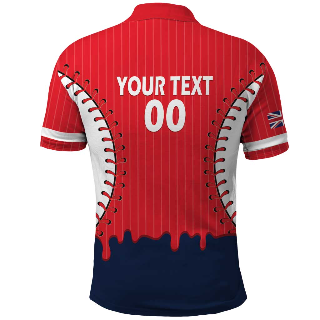 Great Britain 2026 Baseball Custom Polo Shirt Go Champions Drip Style