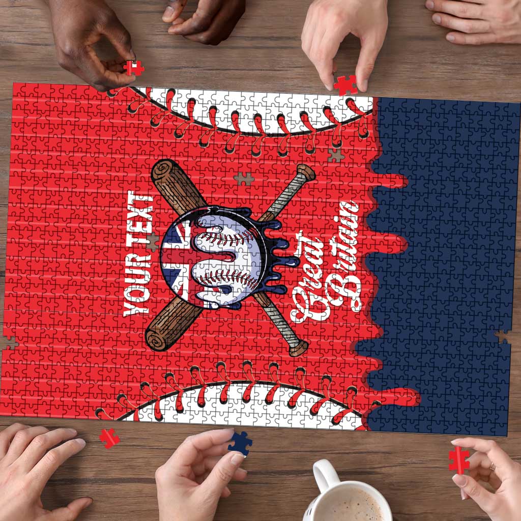 Great Britain 2026 Baseball Custom Puzzle Go Champions Drip Style