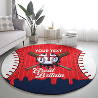 Great Britain 2026 Baseball Custom Round Carpet Go Champions Drip Style