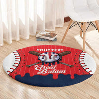 Great Britain 2026 Baseball Custom Round Carpet Go Champions Drip Style