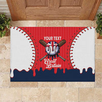 Great Britain 2026 Baseball Custom Rubber Doormat Go Champions Drip Style