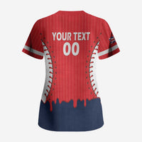 Great Britain 2026 Baseball Custom Scrub Top Go Champions Drip Style