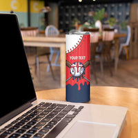 Great Britain 2026 Baseball Custom Skinny Tumbler Go Champions Drip Style