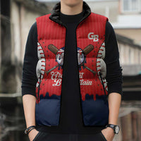 Great Britain 2026 Baseball Custom Sleeveless Puffer Jacket Go Champions Drip Style