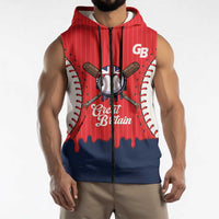 Great Britain 2026 Baseball Custom Sleeveless Zip Hoodie Go Champions Drip Style