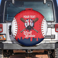 Great Britain 2026 Baseball Custom Spare Tire Cover Go Champions Drip Style