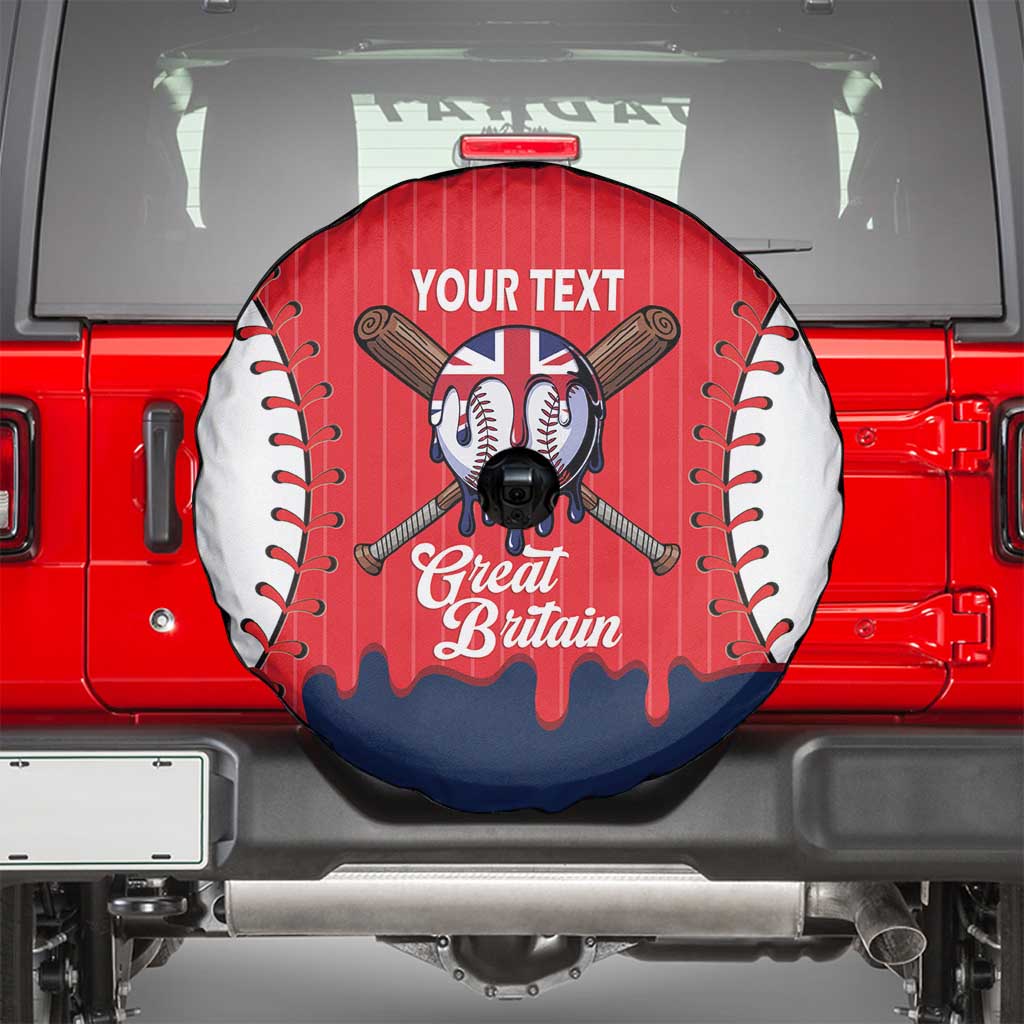 Great Britain 2026 Baseball Custom Spare Tire Cover Go Champions Drip Style