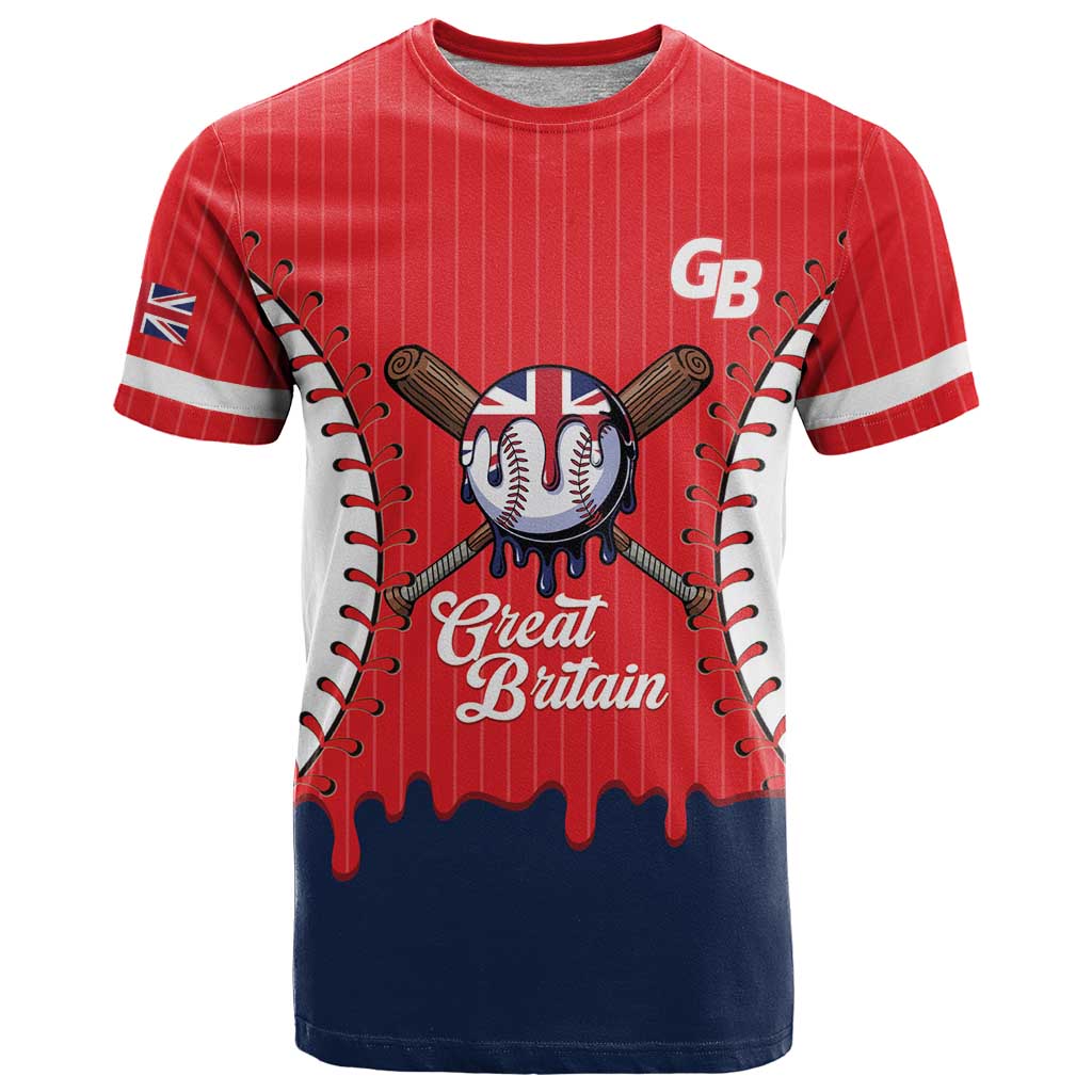 Great Britain 2026 Baseball Custom T Shirt Go Champions Drip Style