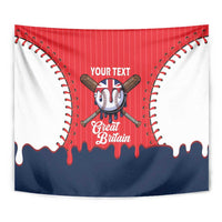 Great Britain 2026 Baseball Custom Tapestry Go Champions Drip Style