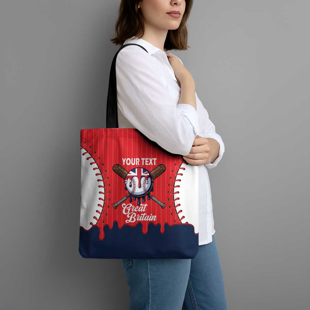 Great Britain 2026 Baseball Custom Tote Bag Go Champions Drip Style