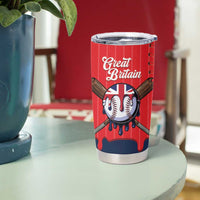 Great Britain 2026 Baseball Custom Tumbler Cup Go Champions Drip Style