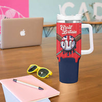 Great Britain 2026 Baseball Custom Tumbler With Handle Go Champions Drip Style