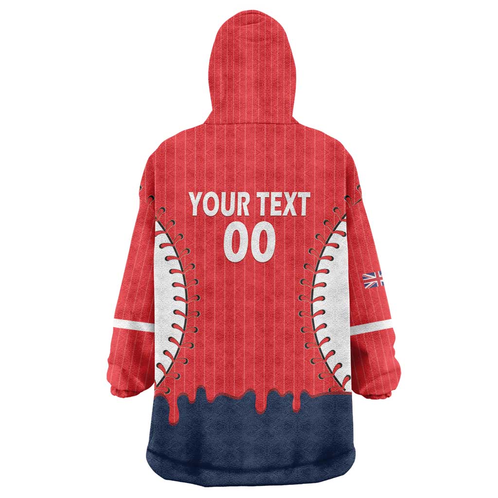 Great Britain 2026 Baseball Custom Wearable Blanket Hoodie Go Champions Drip Style
