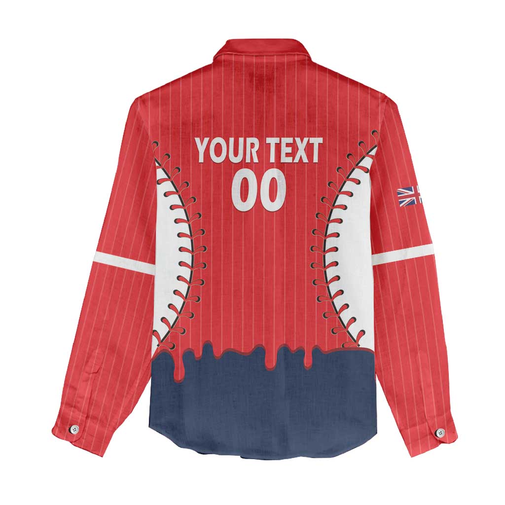 Great Britain 2026 Baseball Custom Women Casual Shirt Go Champions Drip Style
