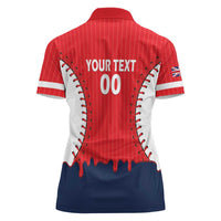 Great Britain 2026 Baseball Custom Women Polo Shirt Go Champions Drip Style