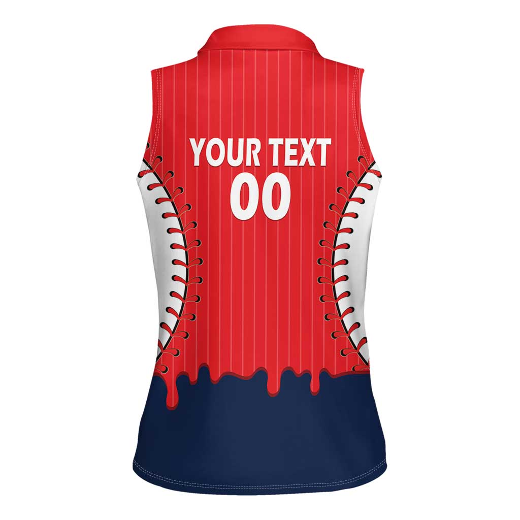 Great Britain 2026 Baseball Custom Women Sleeveless Polo Shirt Go Champions Drip Style
