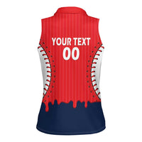 Great Britain 2026 Baseball Custom Women Sleeveless Polo Shirt Go Champions Drip Style