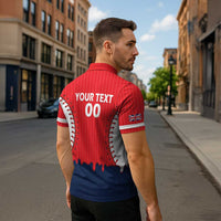 Great Britain 2026 Baseball Custom Zipper Polo Shirt Go Champions Drip Style