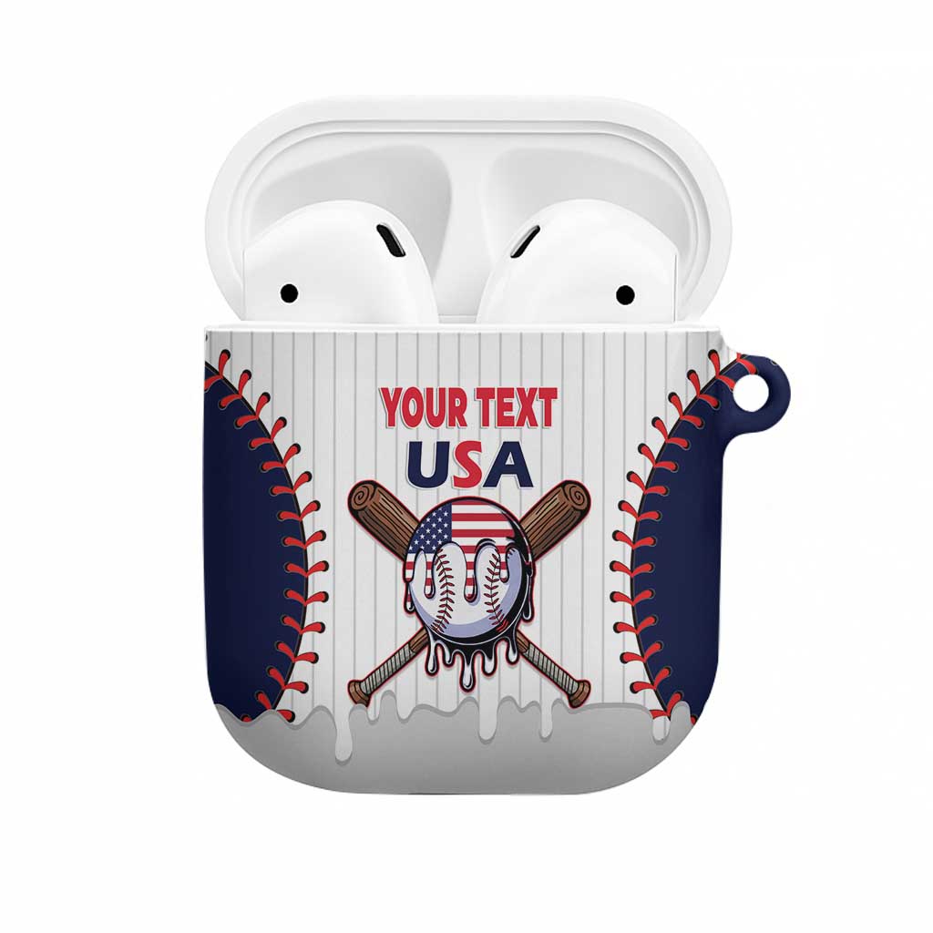 United States 2026 Baseball Custom AirPods Case Go USA Drip Style