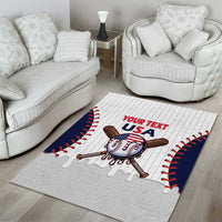 United States 2026 Baseball Custom Area Rug Go USA Drip Style