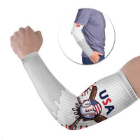 United States 2026 Baseball Custom Arm Sleeves Go USA Drip Style