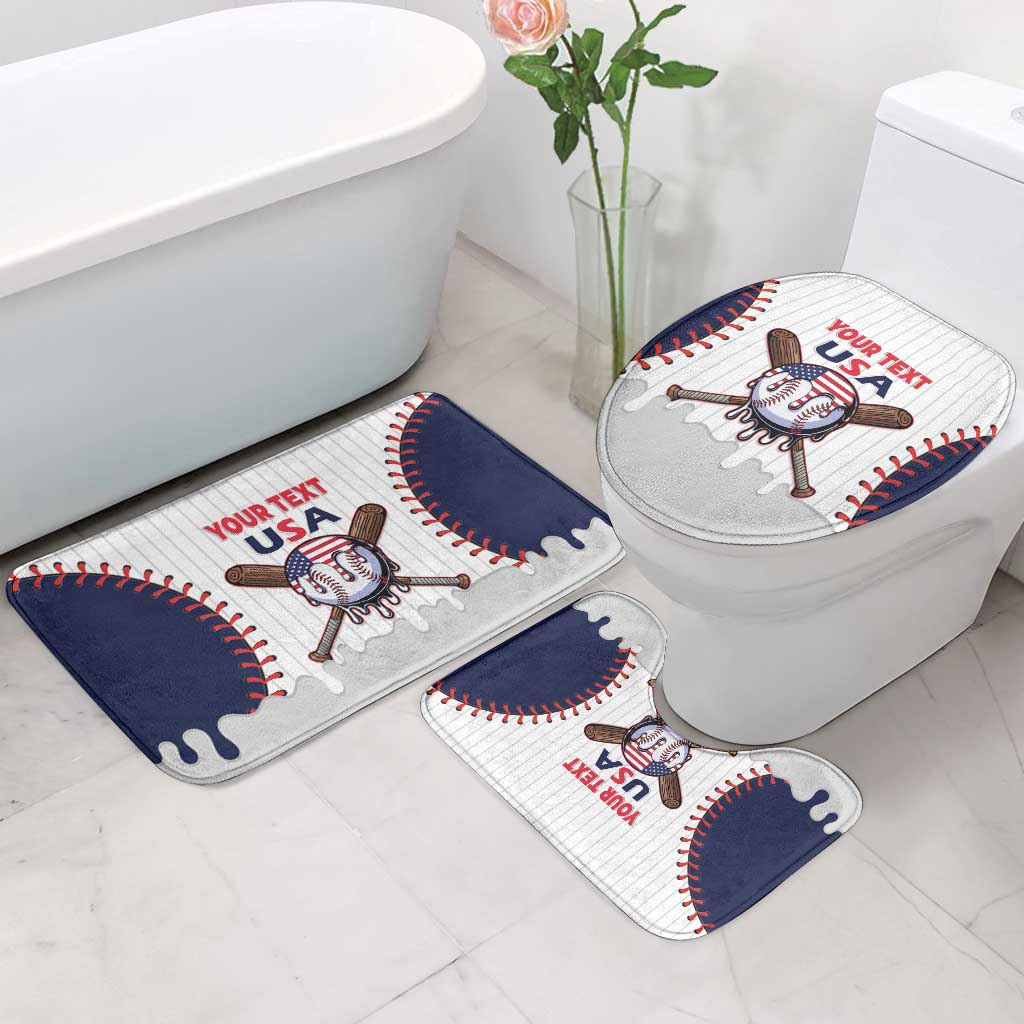 United States 2026 Baseball Custom Bathroom Set Go USA Drip Style