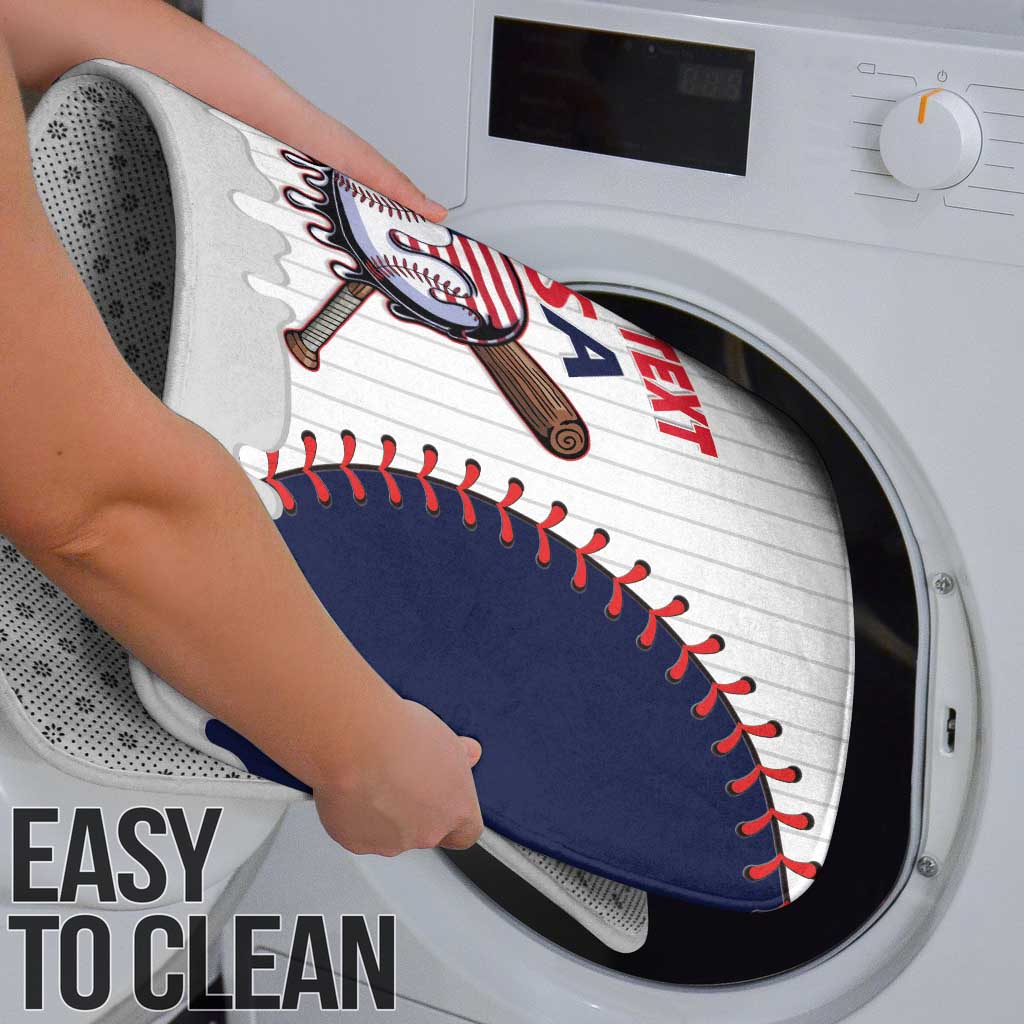 United States 2026 Baseball Custom Bathroom Set Go USA Drip Style