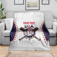 United States 2026 Baseball Custom Blanket Go USA Drip Style