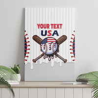 United States 2026 Baseball Custom Canvas Wall Art Go USA Drip Style