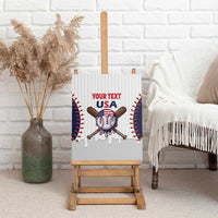 United States 2026 Baseball Custom Canvas Wall Art Go USA Drip Style