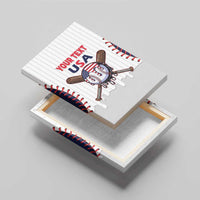 United States 2026 Baseball Custom Canvas Wall Art Go USA Drip Style