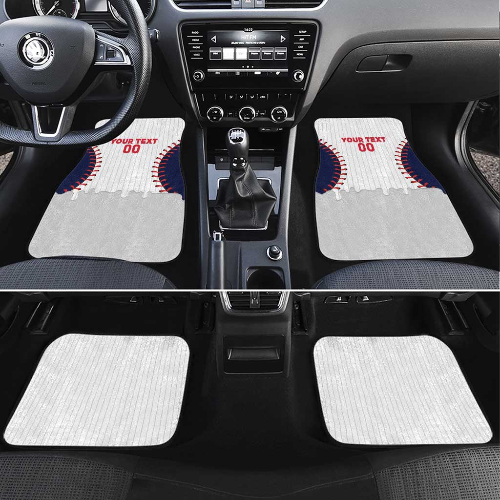 United States 2026 Baseball Custom Car Mats Go USA Drip Style