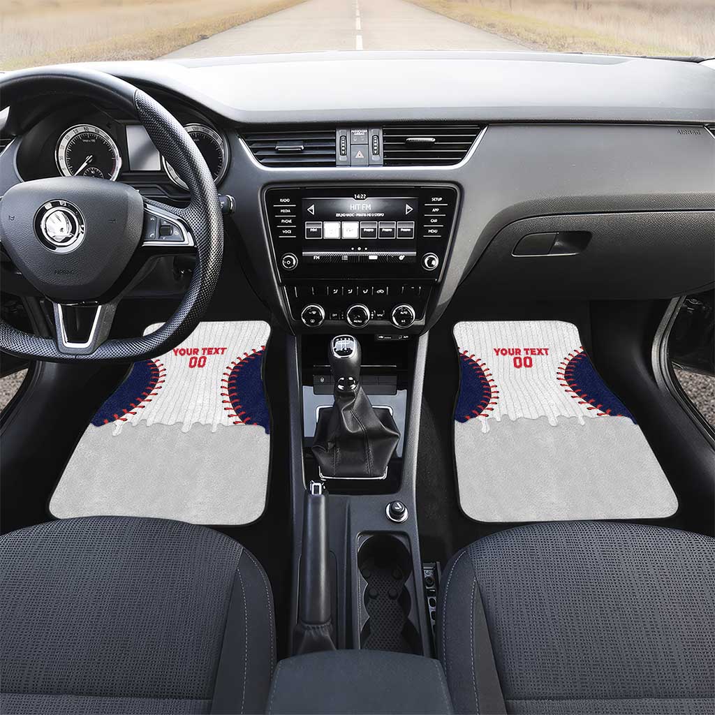 United States 2026 Baseball Custom Car Mats Go USA Drip Style