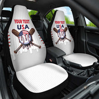 United States 2026 Baseball Custom Car Seat Cover Go USA Drip Style