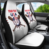 United States 2026 Baseball Custom Car Seat Cover Go USA Drip Style
