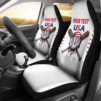 United States 2026 Baseball Custom Car Seat Cover Go USA Drip Style