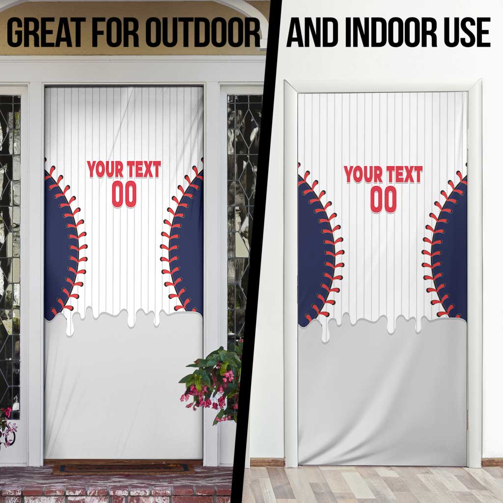 United States 2026 Baseball Custom Door Cover Go USA Drip Style