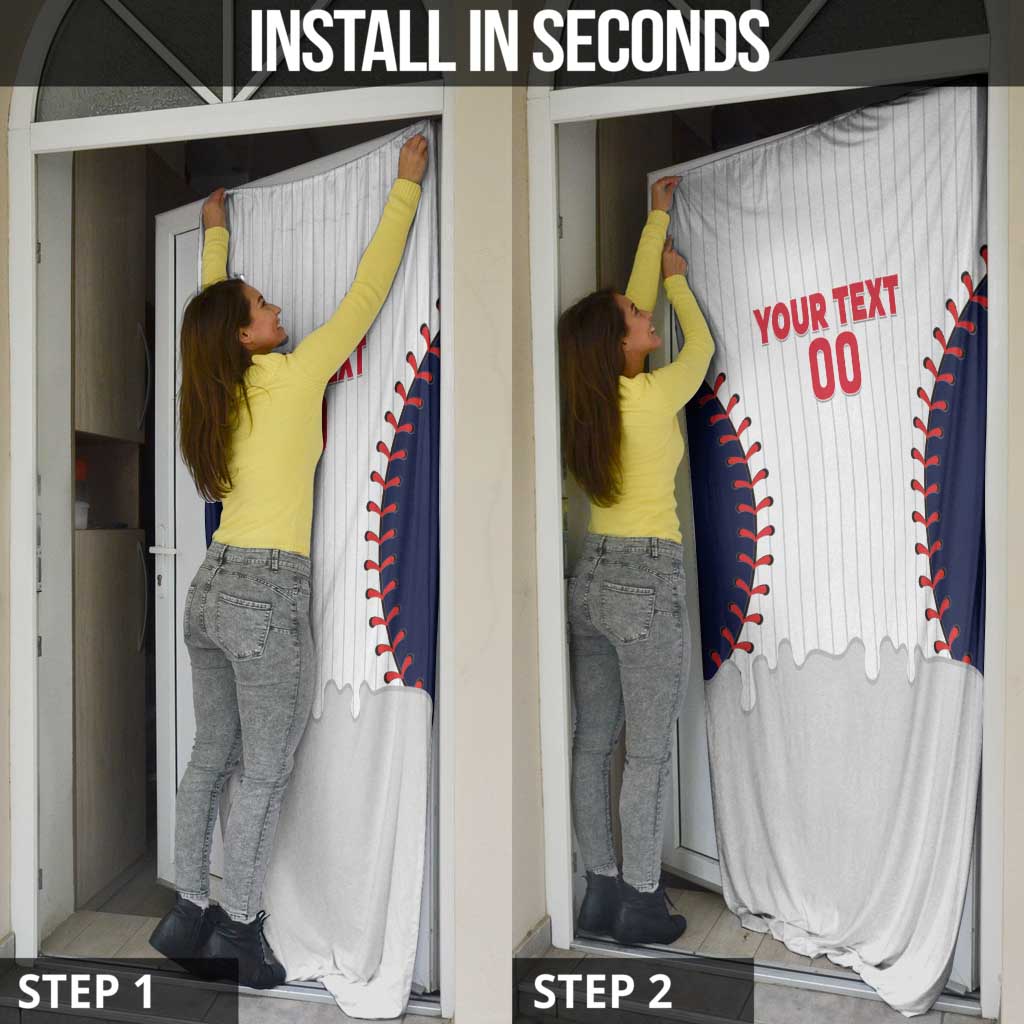 United States 2026 Baseball Custom Door Cover Go USA Drip Style