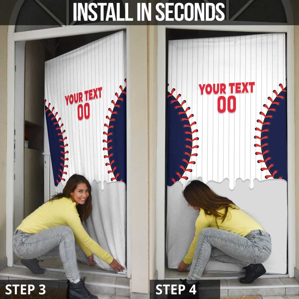 United States 2026 Baseball Custom Door Cover Go USA Drip Style