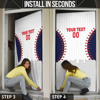 United States 2026 Baseball Custom Door Cover Go USA Drip Style