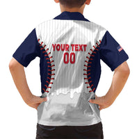 United States 2026 Baseball Custom Family Matching Summer Maxi Dress and Hawaiian Shirt Go USA Drip Style