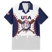United States 2026 Baseball Custom Family Matching Summer Maxi Dress and Hawaiian Shirt Go USA Drip Style